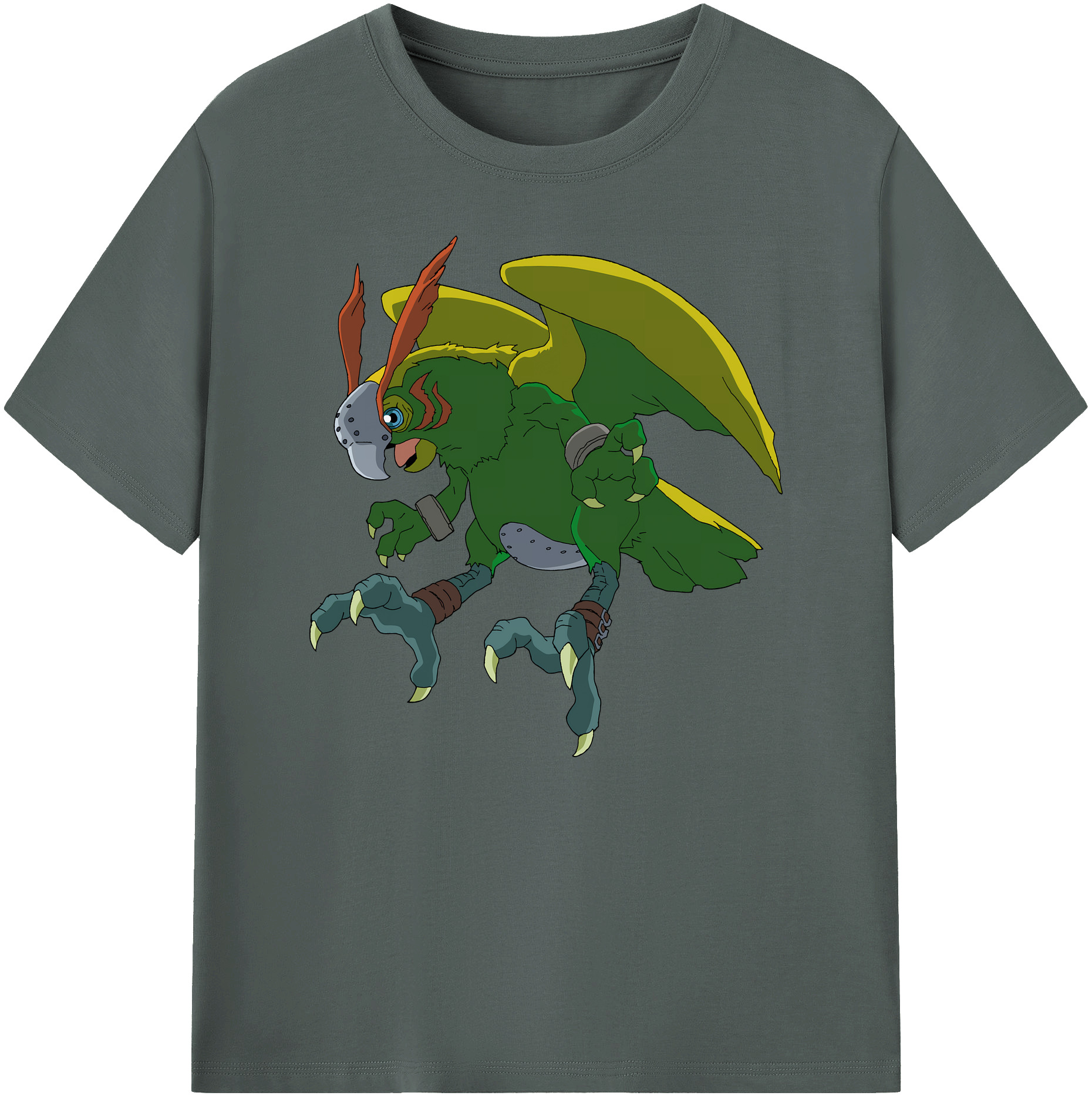 （画像用） Digimon デジタルモンスター/デジモン 綿100％ メンズ半袖Tシャツ｜肌触りやわらか＆通気性